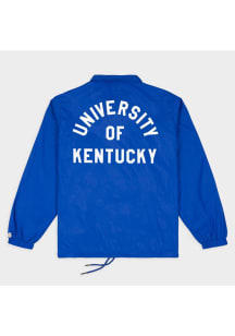 Homefield Kentucky Wildcats Mens Blue Coaches Light Weight Jacket
