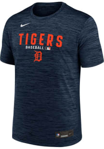 Nike Detroit Tigers Navy Blue Authentic Collection Velocity Short Sleeve T Shirt