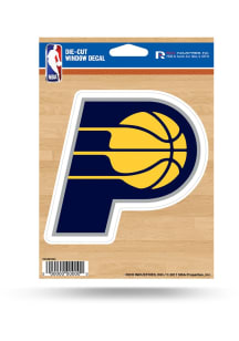 Indiana Pacers Vinyl Die Cut Auto Decal - Gold