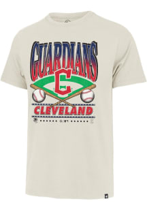 47 Cleveland Guardians Cream Straight Shot Two Franklin Short Sleeve Fashion T Shirt