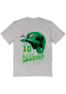 Scott McGough  Vive La Fete Oregon Ducks Youth Grey Drip Short Sleeve T-Shirt