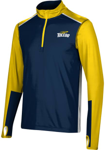 ProSphere Toledo Rockets Mens Gold Counter Long Sleeve Qtr Zip Pullover