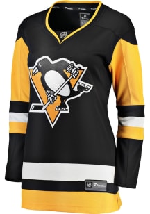 Pittsburgh Penguins Womens Breakaway Hockey Jersey - Black