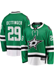 Jake Oettinger Dallas Stars Mens Green Breakaway Hockey Jersey