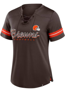 Cleveland Browns Womens Play Script Fashion Football Jersey - Brown