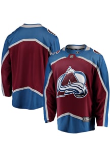 Colorado Avalanche Mens Maroon Vintage Breakaway Hockey Jersey