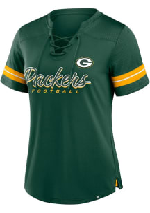 Green Bay Packers Womens Play Script Fashion Football Jersey - Green
