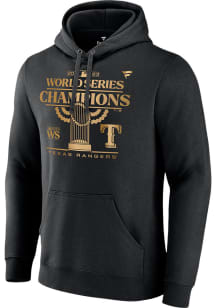 Texas Rangers Mens Black 2023 WS Champs Parade Long Sleeve Hoodie
