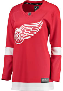 Detroit Red Wings Womens Logo Breakaway Hockey Jersey - Red