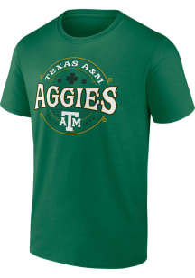 Texas A&M Aggies Green Lucky Short Sleeve T Shirt