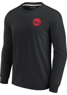 Philadelphia 76ers Black Signature Long Sleeve T Shirt