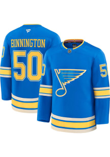 Jordan Binnington St Louis Blues Mens Blue Alt Premium Hockey Jersey