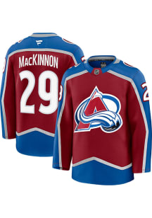 Nathan MacKinnon Colorado Avalanche Mens Maroon Home Premium Hockey Jersey