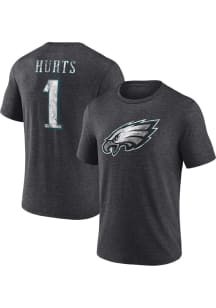 Jalen Hurts Philadelphia Eagles Black Heritage Short Sleeve Fashion Player T Shirt