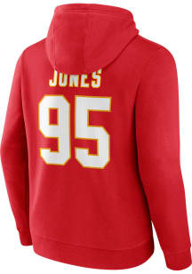Chris Jones Kansas City Chiefs Mens Red Player Icon Player Hood