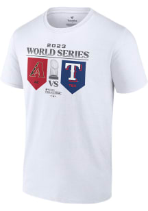 Arizona Diamondbacks White World Series Match Up Short Sleeve T Shirt