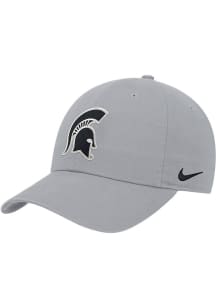 Nike Michigan State Spartans Club Cap Unstructured Adjustable Hat - Grey
