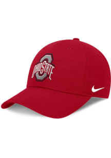 Nike Ohio State Buckeyes Club Cap Unstructured Adjustable Hat - Red