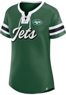 New York Jets Womens Sunday Best Design Fashion Football Jersey - Green