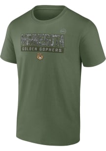 Minnesota Golden Gophers Olive OHT Gallery Short Sleeve T Shirt