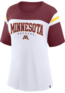 Minnesota Golden Gophers Womens Maroon Winning Gear Short Sleeve T-Shirt