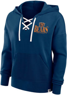 Chicago Bears Womens Navy Blue Blitz Hooded Sweatshirt