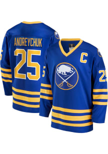 Buffalo Sabres Mens Blue Throwback Hockey Jersey