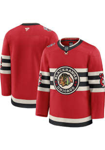 Chicago Blackhawks Mens Red 2024 WINTER CLASSIC Hockey Jersey