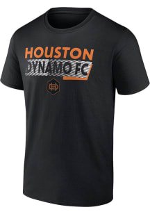 Houston Dynamo Black Iconic Cotton Ultimate Highlight Short Sleeve T Shirt