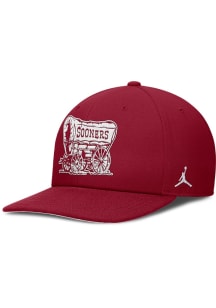 Nike Oklahoma Sooners Crimson JORDAN BRAND TRUE PRIMETIME SNAPBACK CAP Mens Snapback Hat