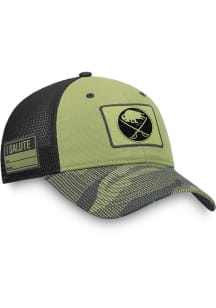 Buffalo Sabres Military Appreciation Adjustable Hat - Green