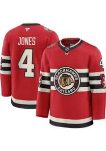 Seth Jones Chicago Blackhawks Mens Red 2024 WINTER CLASSIC Hockey Jersey