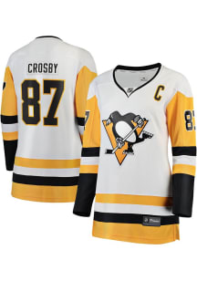 Sidney Crosby Pittsburgh Penguins Womens Road Breakaway Hockey Jersey - White