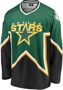 Dallas Stars Mens Green Vintage Breakaway Hockey Jersey
