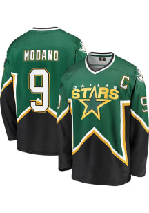 Mike Modano Dallas Stars Mens Green Vintage Breakaway Hockey Jersey
