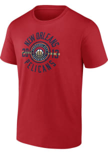 New Orleans Pelicans Red Trophy Collection Short Sleeve T Shirt