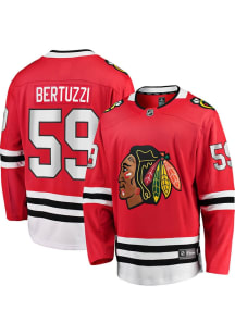 Tyler Bertuzzi Chicago Blackhawks Mens Red Home Design Hockey Jersey
