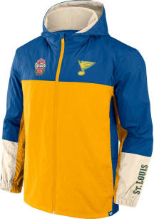 St Louis Blues Mens Gold 2024 Winter Classic Long Sleeve Full Zip Jacket