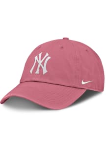 Nike New York Yankees Pink Unstructured Club Cap Womens Adjustable Hat