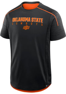 Oklahoma State Cowboys Black Defender Short Sleeve T Shirt
