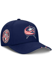 Columbus Blue Jackets 2025 Draft Podium Trucker Adjustable Hat - Grey