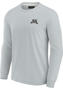 Minnesota Golden Gophers Grey Signature Long Sleeve T Shirt