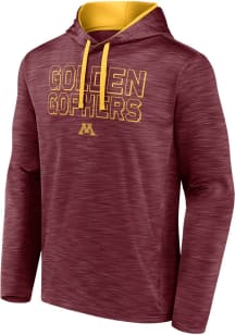 Minnesota Golden Gophers Mens Maroon Poly Fleece Hood