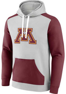 Minnesota Golden Gophers Mens Anthracite Co Long Sleeve Hoodie