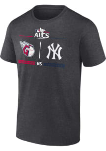 Cleveland Guardians Charcoal Batters Box ALCS Match Up Short Sleeve T Shirt