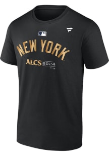 New York Yankees Black 2024 Division Series Clinch Locker Room Short Sleeve T Shirt