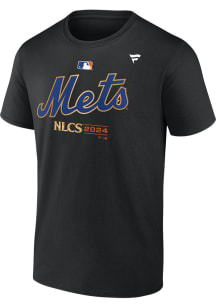 New York Mets Black 2024 Division Series Clinch Locker Room Short Sleeve T Shirt