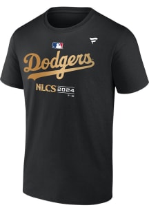 Los Angeles Dodgers Black 2024 Division Series Clinch Locker Room Short Sleeve T Shirt