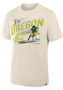 Oregon Ducks Tan Legacy Short Sleeve T Shirt