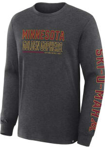 Minnesota Golden Gophers Grey Legacy Long Sleeve T Shirt